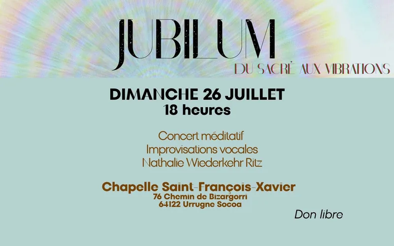 Concert Jubilum in Urrugne: Live Repertoire