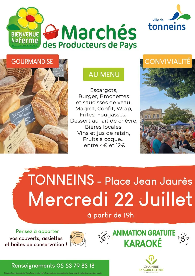 Marché des Producteurs de Pays à Tonneins: Performance