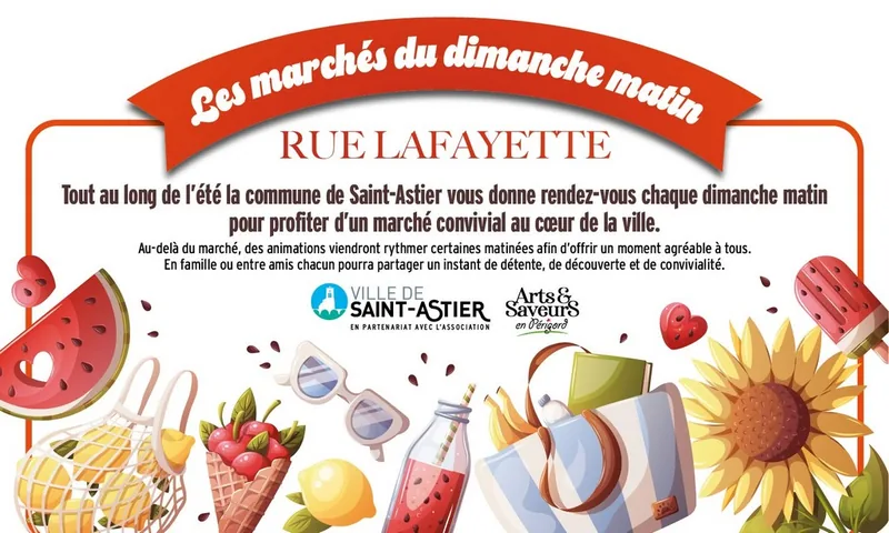 Les marchés du dimanche matin in Saint-Astier