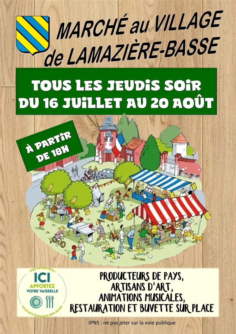 Marché au village in Lamazière-Basse: Makers And Local Goods