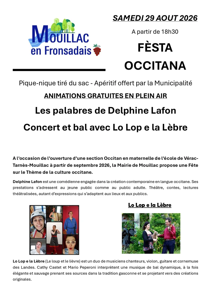 Fèsta occitana in Mouillac: Regional Repertoire