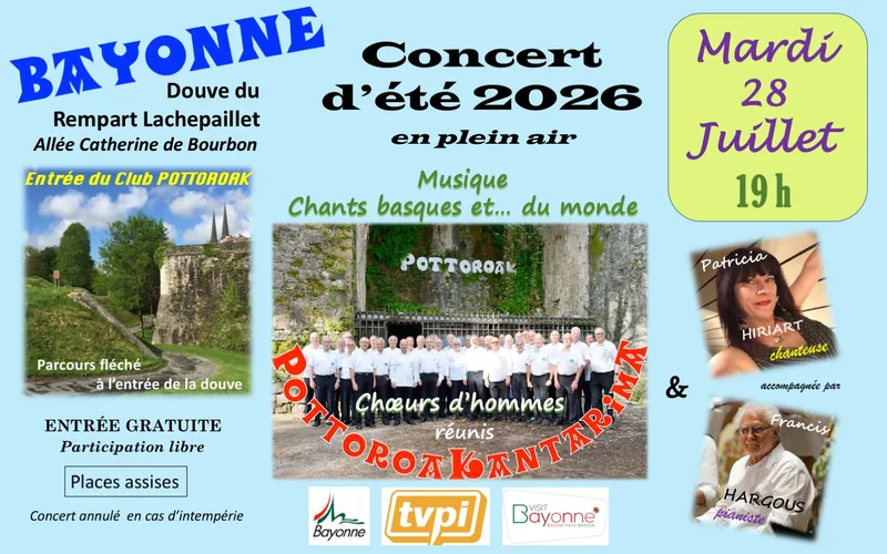 Concert d’Ete Basque in Bayonne | Pottoroak Choir