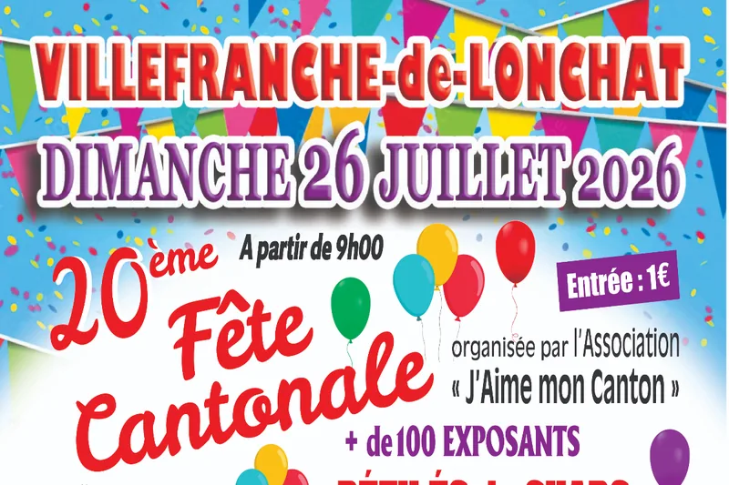 Fete Cantonale in Villefranche-de-Lonchat