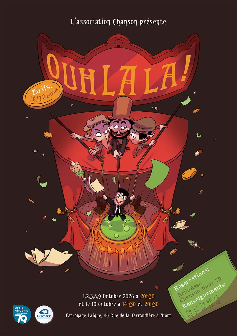 OUH LA LA! in Niort | French Song Theatre