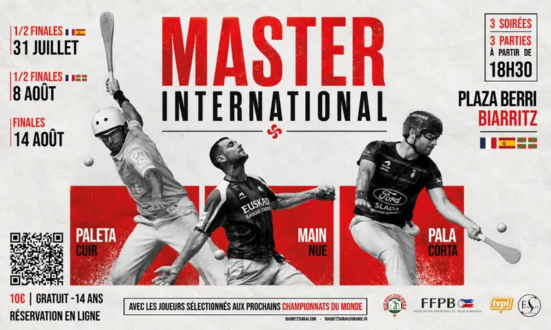 Pelote Basque – Master International de Plaza Berri