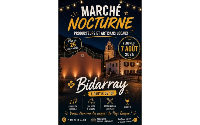 Gaueko Night Market in Bidarray