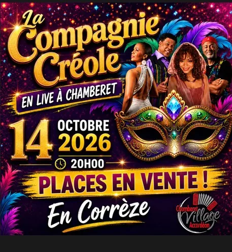 Festival d’Accordéon : La Compagnie Créole in Chamberet