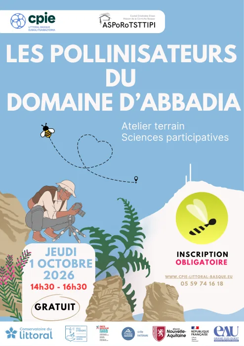Pollinators of Domaine d’Abbadia in Hendaye