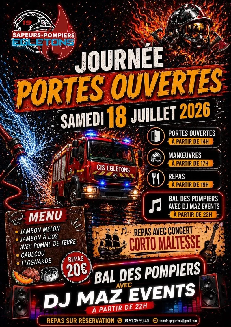Firefighters’ Open House in Égletons