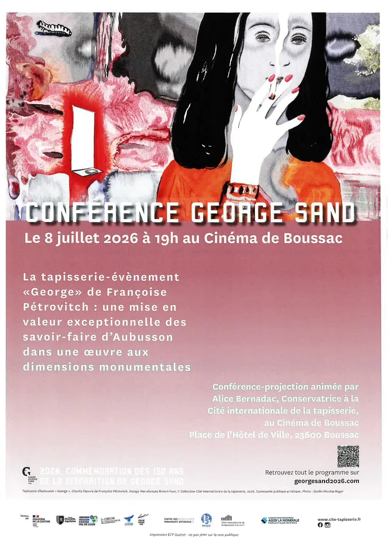 George Sand and Aubusson Tapestry in Boussac