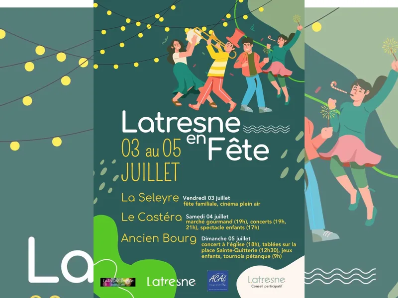 Latresne en fête: Market, Music and Village Gathering
