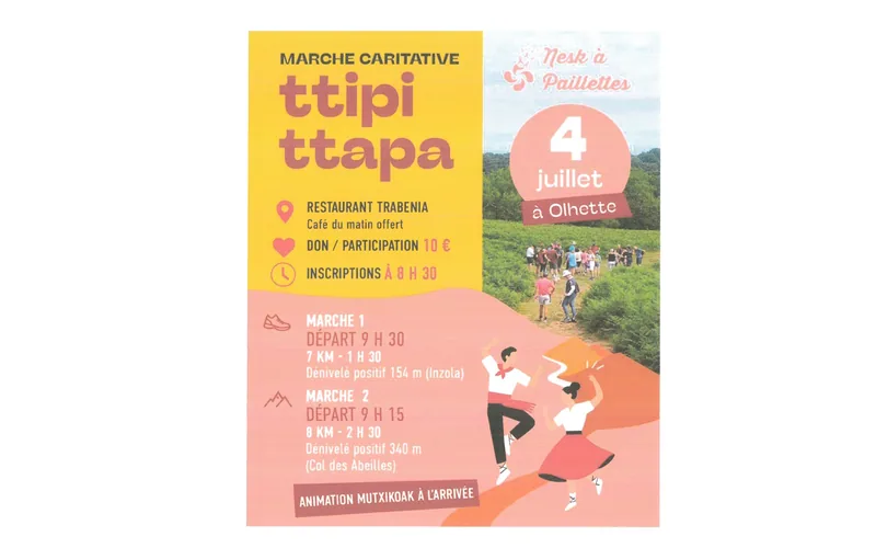 Ttippi Ttapa Charity Walk in Urrugne