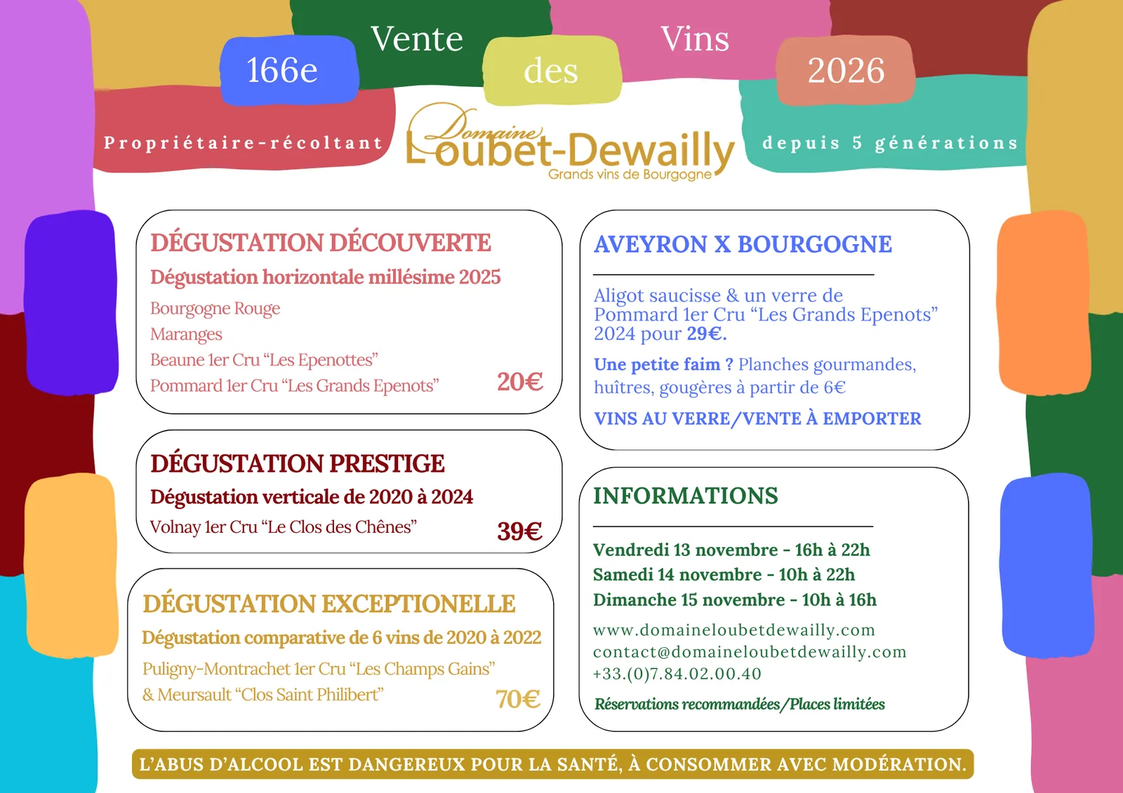Loubet-Dewailly Volnay Prestige Tasting