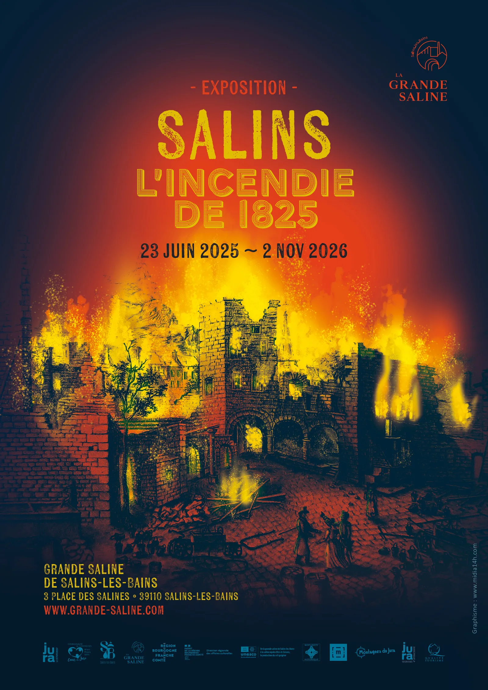 Salins Fire of 1825: A Historical Exhibition