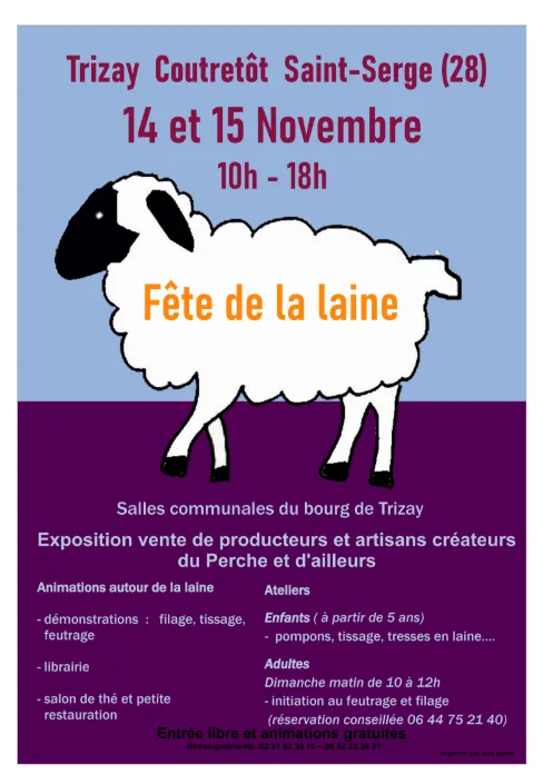 Fête de la Laine à Trizay-Coutretôt-Saint-Serge