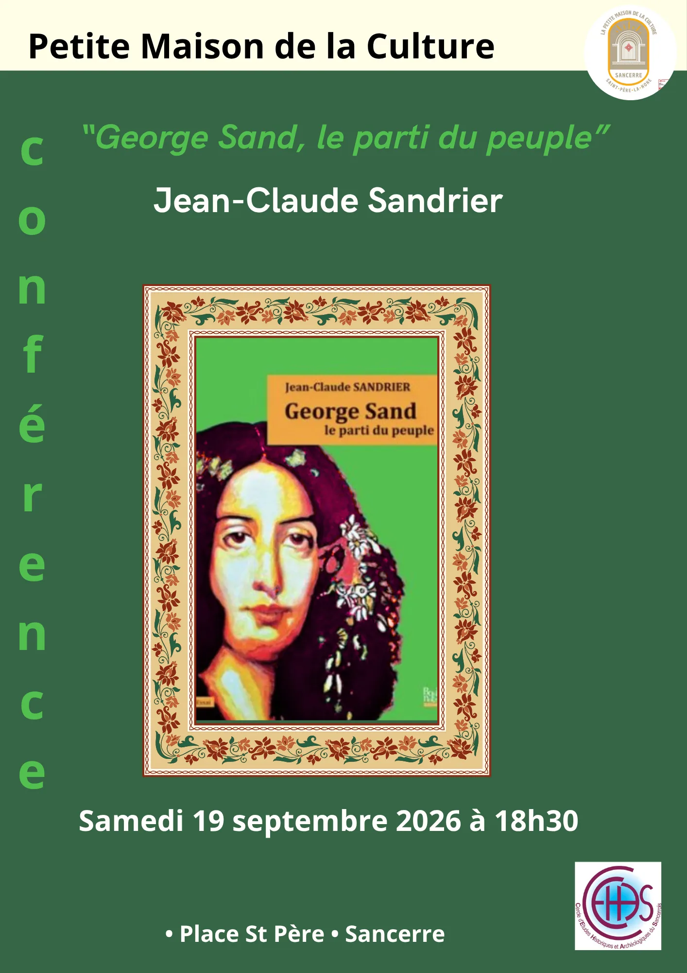 George Sand, le parti du peuple” par Jean-Claude Sandrier