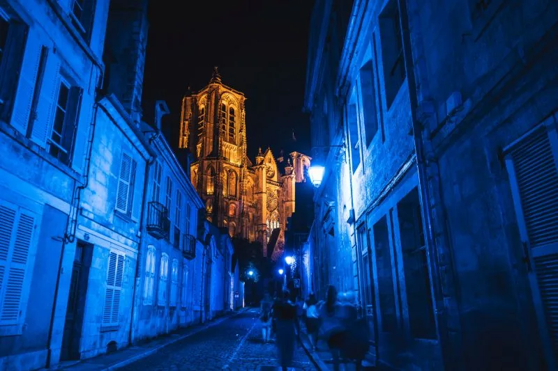Nuits Lumière in Bourges: Evening Illumination