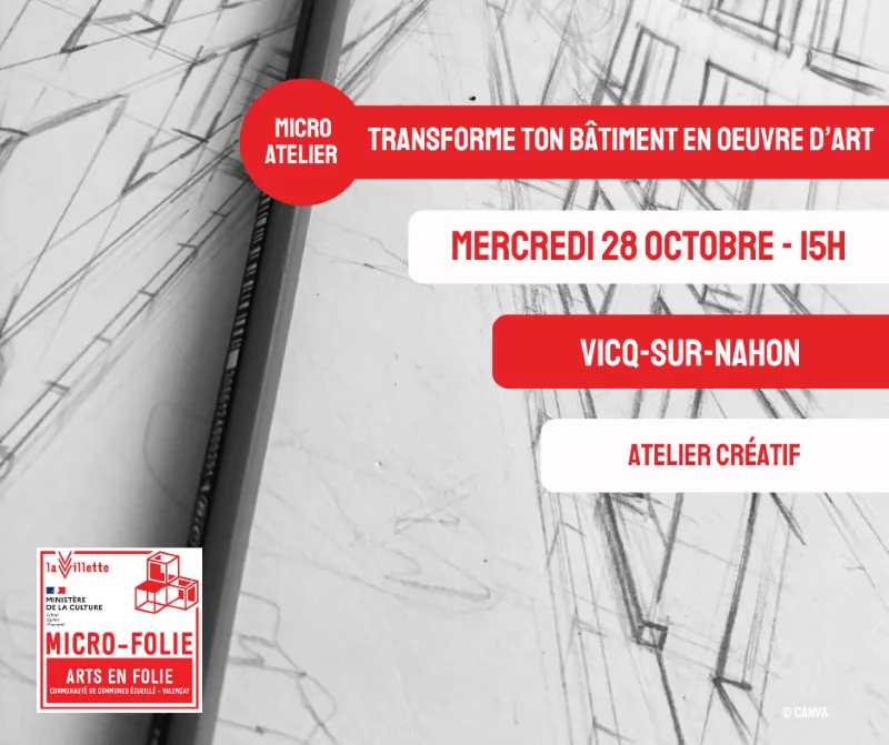 Transforme ton bâtiment en oeuvre d’art à Vicq-sur-Nahon