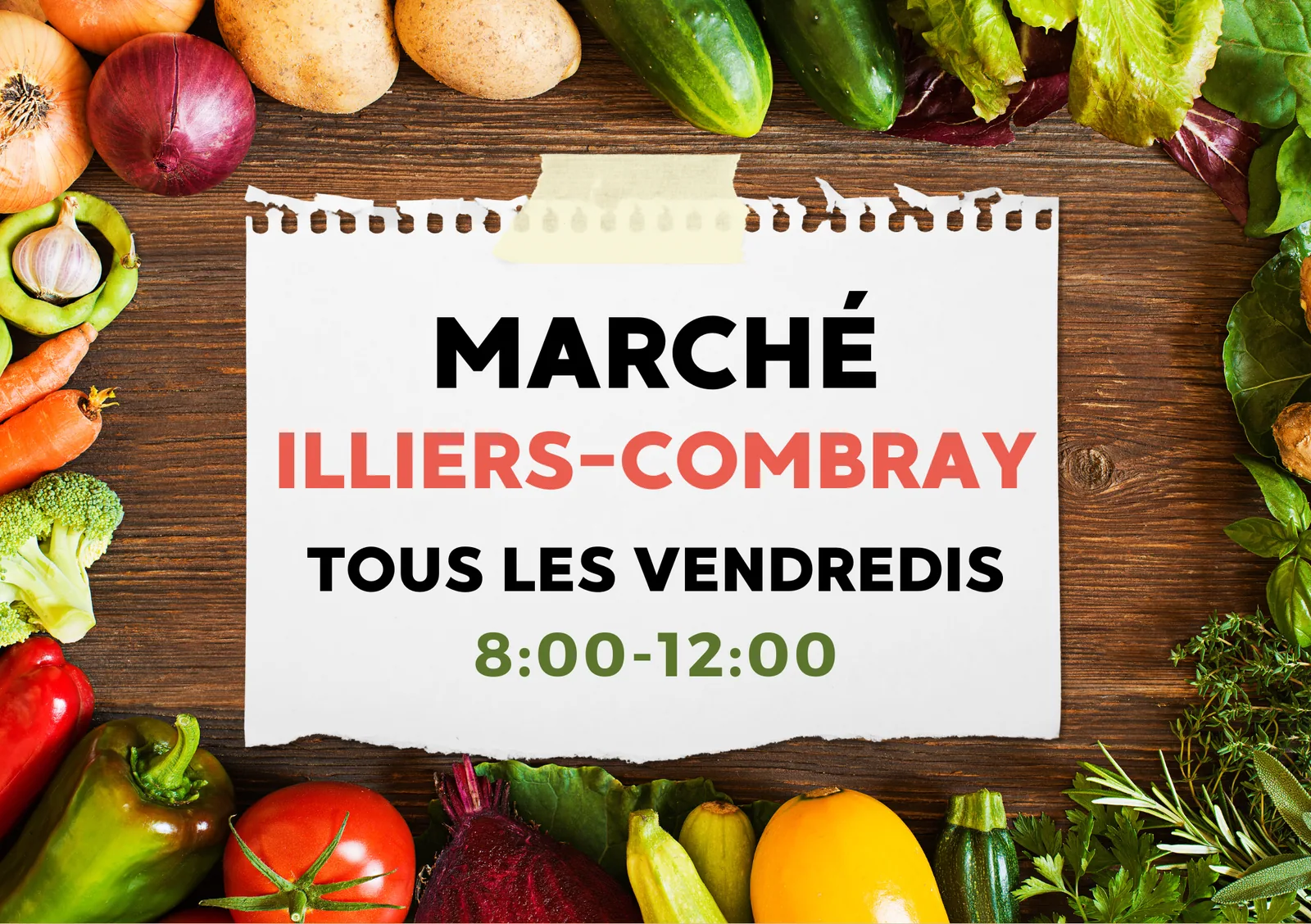 Market of Illiers-Combray: Fresh Local Goods